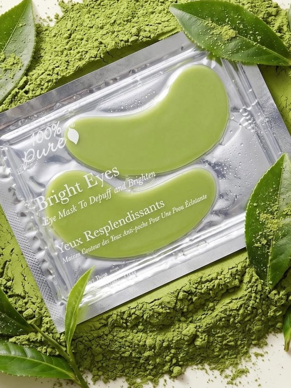 100% Pure highly caffeinated Bright Eyes Eye Masks NWT